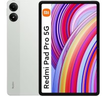 Xiaomi Redmi Pad Pro planšetdators 12,1 collu 5G sviesta gluds displejs, 8+128GB 2024 Android Mi planšetdators ar 8MP aizmugurējo kameru, 10000 mAh akumulators ar līdz 33,9 dienu akumulatora darbības laiku, zaļš, WiFi Pad, zaļš