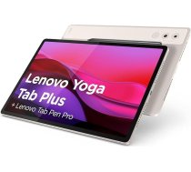 Lenovo Yoga Tab Plus planšetdators | 12,7 collu 3K displejs | Qualcomm Snapdragon 8 Gen 3 | 16 GB RAM | 256 GB eMMC atmiņas | Android | Seashell | Ietver Lenovo Tab Pen Pro