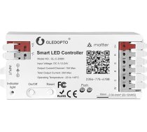 Matte GL-C-208M inteliģentais LED kontrolieris | RGBBCCT saderīgs ar Apple Home, Alexa, Google Home | Gaismas diodes RGB + silti balta/auksti balta | DC 5-24V, 20A Max | Viegla uzstādīšana