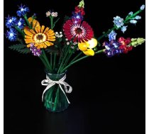 Kyglaring LED gaisma, kas saderīga ar Lego Botanicals savvaļas ziedu pušķu komplektu 10313, LED apgaismojuma piederumi Lego botānikas kolekcijas modeļu komplektam 10313 (nav modelis)