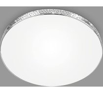 BRILONER Leuchten LED vannas istabas griestu gaisma ar mirdzuma efektu IP44 vannas istabas lampa neitrāla balta gaisma hroms 355 x 65 mm (DxH) 3651-216 Diametrs 35,5 cm