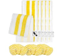9 piederumi Kärcher EasyFix SC2, SC3, SC4 un SC5 tvaika tīrītājiem – komplektā ietilpst 6 grīdas drānas un 3 mikrošķiedras uzgaļi Kärcher EasyFix sērijas tvaika tīrītājiem