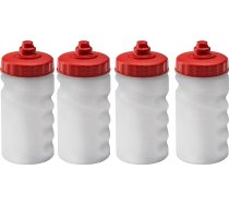Mazās atkārtoti lietojamās 300 ml ūdens pudeles bērniem, 4 gab. iepakojumā, ar vākiem, kas ļauj dzert, neaizsūcoties, bez BPA, piemērotas mazgāšanai trauku mazgājamā mašīnā, tukšas, lai pašrocīgi izrotātu, piemērotas sportam, skolai