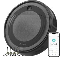 LEFANT M310B bezvadu robotu putekļsūcējs, 4500 Pa jaudas robotu putekļsūcējs ar precīzu attāluma navigāciju, 150 minūšu darbības laiks, HEPA filtrs, Wi-Fi robotu putekļsūcējs, ideāli piemērots dzīvnieku spalvām,