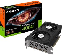 Gigabyte NVIDIA GeForce RTX 4060 WINDFORCE OC grafiskā karte - 8GB GDDR6, 128 bitu, PCI-E 4.0, 2475 MHz Core Clock, 2x DP 1.4, 2x HDMI 2.1a, NVIDIA DLSS 3 - GV-N4060WF2OC-8GD