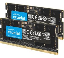 Crucial DDR5 RAM 64GB (2x32GB) 4800MHz SODIMM atmiņas komplekts klēpjdatoriem, Mini PC, CL40 - CT2K32G48C40S5
