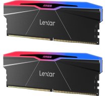 Lexar RGB DDR5 RAM 32GB komplekts (2x16GB) 6400MHz CL30, 288-pin UDIMM galddatora/spēļu datora atmiņa, iekšējā atmiņa Intel XMP 3.0/AMD EXPO/CL30-38-38-76/1.4V