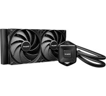 klusēt! Pure Loop 3 280mm ūdens dzesēšanas sistēma "viss vienā", paredzēta AMD/Intel sistēmām ar paaugstinātu taktātrumu, 2x Pure Wings 3 140mm PWM ātrgaitas ventilatori, augsts statiskais spiediens, klusais PWM sūknis.