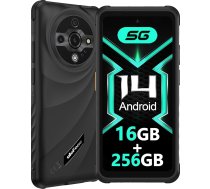 Ulefone Armor X31 Pro 5G āra viedtālrunis 2025, 16GB + 256GB/SD-2TB Android 14 ar LED lukturīti 64MP + 25MP kamera 6,56 collu 120Hz 6050mAh mobilais tālrunis 3 slots/GPS/Face ID/Fingerprint/OTG/NFC Black