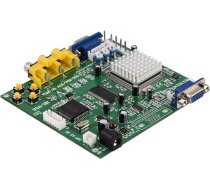 Spēļu video izejas konvertora karte CGA/EGA/YUV/RGB uz VGA spēļu HD video konvertora adaptera padome CRT LCD PDP, konvertora padome atbalsta visus VGA veidus