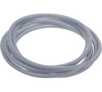 QUARKZMAN Split Cable Duct Pipe 1/2 Inch (12 mm) ID 20 ft (6 m) Cable Duct Pipe Karstumizturīga un aukstumizturīga -40 F līdz 257 F Plastmasas elastīga šļūtene Kabeļu aizsardzība elektriskajiem kabeļiem Pelēks