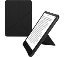 kwmobile Korpuss saderīgs ar Amazon Kindle Paperwhite (2024)/Colorsoft Korpuss - mākslīgās ādas korpuss - eReader aizsargvāciņš - melns vāciņš