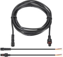 PATIKIL 9.84 Ft 3 Pin Verlängerungskabel, 22AWG Wasserdichtes IP67 Verlängerungskabel mit 7.87" Stecker-Buchse-Set für Boot Auto LKW Innen-/Außen Solar LED Streifenlicht, Schwarz
