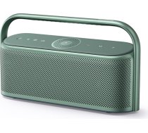 soundcore Motion x600 Bluetooth skaļrunis, augstas izšķirtspējas telpiskais audio, 50 W telpiska skaņa IPX7 aizsardzība pret ūdeni 12 stundu atskaņošana Pro EQ pārnēsāšanas rokturis AUX-IN (zaļš) (atjaunots)