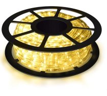 COSTWAY 10 metru LED virves gaismas ķēde lietošanai ārpus telpām un iekštelpās ar 360 LED diodēm, Ziemassvētku apgaismojums, Ziemassvētku dekorēšana