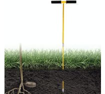 FEBTECH - Metāla augsnes zondes stienis - izolēta septisko tvertņu zonde - 48" garš, 3/4" septisko tvertņu meklētāja zondes stienis ar T-veida rokturi, kas paredzēts dārzkopībai, lauksaimniecībai, septiskajām sistēmām