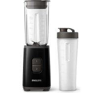 Philips mini blenderis ceļojumiem 1 l ietilpības 350 W 2 ātrumi melns HR2602/91