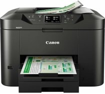 Canon MAXIFY MB2755 (A4) Krāsu tintes daudzfunkcionālais printeris (drukāšana/kopēšana/skenēšana/ faksa sūtīšana) 7,5 cm skārienjūtīgais ekrāns 24 ppm (mono) 15,5 ppm (krāsaini) 20 000 (MDC)