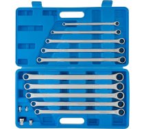 Blue Spot Tools 04307 Profesionāls īpaši garu metrisko sprūdrata atslēgu un adapteru komplekts (8-19 mm) 10 gab.