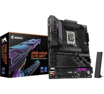 GIGABYTE Z890 AORUS Elite WIFI7 pamatplate - Atbalsta Intel Core Ultra (Series 2) procesorus, 16+1+2 fāžu VRM, līdz 8800 MHz DDR5 (OC), 1xPCIe 5.0 + 3xPCIe 4.0, Wi-Fi 7, 2.5GbE LAN, Thunderbolt 4