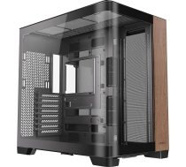 Antec C8 Curve Wood, ventilators nav iekļauts, koka priekšējā plāksne, īpaši plata leņķa viendurvju izliekts stikls, divu kameru izkārtojums, C tipa 360 mm radiatora atbalsts, saderīgs ar RTX 40,