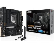 ASUS TUF TUF Gaming B760M-PLUS WiFi II Mātesplate Intel B760 LGA 1700 mATX (PCIe 5.0, M.2, DDR5, WiFi 6E, Q antena, Realtek 2,5 GB Ethernet, DP, HDMI, SATA 6 Gbit/s, USB Type-C, Thunderbolt 4, Aura)
