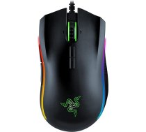 Razer Mamba Elite Wired Gaming Mouse 16000 DPI optiskais sensors Chroma RGB apgaismojums 9 programmējamas pogas Mehāniskie slēdži