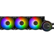 MSI MAG CORELIQUID E360 AIO CPU ūdens dzesēšana - palielināta vara dzesēšanas plate, ARGB Blockhead & FDB ventilators, divu kameru ūdens bloks, split-flow radiators, mistiska gaisma - saderīgs ar AMD un Intel