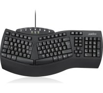 perixx Periboard-512 USB tastatūra vācu, QWERTZ, Windows® melna Ergonomisch
