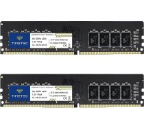 Timetec 16GB KIT (2x8GB) DDR4 3200 MHz PC4-25600 CL16 1.35V Non-ECC Unbuffered Paredzēts spēlēm un grafikai Saderīgs ar AMD un Intel Desktop PC datoru atmiņas moduļu atjaunināšana