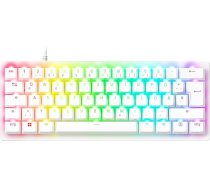 Razer Huntsman V3 Pro Mini - analogā optiskā spēļu e-sporta klaviatūra 60% formātā - Snap Tap un Rapid Trigger (vadības poga, dubultā PBT taustiņi) QWERTZ DE izkārtojums | Balta
