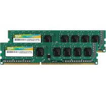 Silicon Power DDR3 16GB (2 x 8GB) 1600MHz (PC3 12800) 240-pin CL11 1.35V Unbuffered UDIMM PC datora galddatora atmiņas modulis RAM atjaunināšana