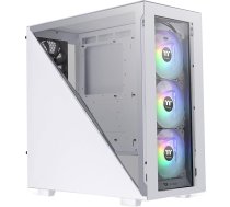 Thermaltake Divider 300 TG Snow Midi ATX datorkorpusa 3 x rūdīta 3 mm stikla sānu panelis balts CA-1S2-00M6WN-00