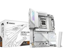 GIGABYTE X870E AORUS PRO Ice AM5 LGA 1718, ATX, DDR5, 4X M.2, PCIe 5.0, USB4, Wi-Fi 7, 2.5GbE LAN, EZ-Latch, Q-Flash
