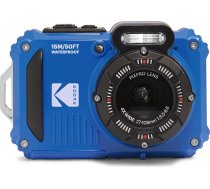 KODAK Pixpro WPZ2 digitālā kamera Compact 16 m pikseļu, ūdensizturīga līdz 15 m, triecienizturīga, video 720p, LCD ekrāns 2,7 - Li-ion akumulators, zila