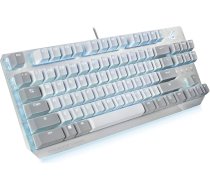 ASUS ROG Strix Scope NX TKL Moonlight White spēļu tastatūra USB, mehāniskā, sarkani slēdži, AuraSync RGB, ABS taustiņi, alumīnija rāmis, CTRL XL Xaccurate Design, Stealth poga, ITA izkārtojums, melna