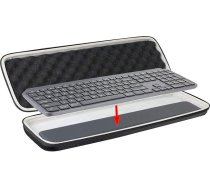 Khanka cietais futrāļa vāciņš Logitech MX Keys S/MX Keys Plus/MX Keys bezvadu tastatūrai ar apgaismotu tastatūru un plaukstas balstu (tikai somiņa)