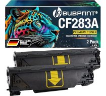Bubprint 2 Tonera kasetnes, kas ir saderīgas ar HP CF283A 83A priekš HP Laserjet Pro MFP M125nw M125a M126a M126nw M127fn M127fs M127fw M127fw M128fn M128fw M201dw M201n M225dn M222 5dw dw m226dn M226dw Black