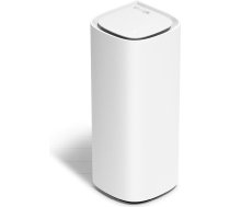 Linksys Velop Pro 7 10G LN1401 - trīsjoslu tīkla sistēma ar 1x 10 gigabitu interneta/WAN pieslēgvietu un 4x 2,5 gigabitu LAN pieslēgvietām, pārklājums līdz 279 m² un 200+ ierīcēm
