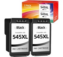 PG-545 XL (2 Schwarz) 545XL Black Patronen Ersatz für Canon Druckerpatronen 545 546 PG-545XL für Canon TS3350 TS3450 MX495 MG2555S TS3150 MG2550 MG2950 iP2850 TR4550 TS205 TS305