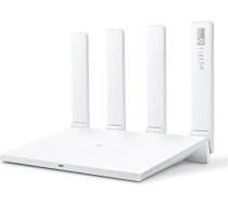 Huawei AX3 WLAN maršrutētājs WiFi 6 Plus AX3000 2404 Mbps 5GHz + 574 Mbps 2,4GHz, Dual Band, 4 gigabitu WAN/LAN pieslēgvietas, bērnu vadība, vienkārša konfigurācija, OFDMA/MU-MIMO/VPN/WPA3/IPV6 atbalsts