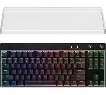 Geekria Tenkeyless TKL tastatūras putekļu vāks, caurspīdīgs akrila tastatūras vāks 80% kompaktam datoram ar 87 taustiņiem, mehāniskā spēļu tastatūra, bezvadu pārnēsājamā tastatūra, saderīga ar Logitech G PRO, G413
