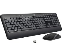 Logitech MK540 Advanced Wireless tastatūras peles komplekts, 2,4 GHz bezvadu savienojums, izmantojot USB Unifying uztvērēju, 3 gadu akumulatora darbības laiks, Windows un ChromeOS PC / klēpjdators, itāļu QWERTY izkārtojums