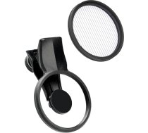 EXAPRO filtru klips + Anamorflare zilo filtru komplekts, φ49 mm kameras objektīva filtram, rotējošais rāmja tips, saderīgs ar iPhone/Android viedtālruni, EXP-FCAF-03BL