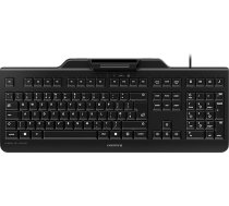 CHERRY KC 1000 SC drošības tastatūra ar integrētu viedkaršu termināli - melna