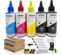 COCADEEX Tintes pudeles uzpilde saderīga ar HP 304 vai 304XL tintes kasetni priekš ENVY 5010, 5020, 5030, 5032, 5050, DeskJet 2622, 2630, 2632, 2633, 2634, 3720, 3730, 3733, 3733, 3733 5 x 3. 5 75 cm. 0 3760