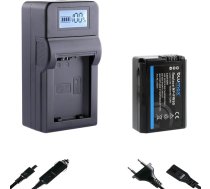 Blumax akumulators, kas saderД«gs ar Sony NP-FW50 [1030 mAh] + ДЃtrgaitas lДЃdД“tДЃjs priekЕЎ Alpha 7 7II 7R 7S II 5000 6300 6500 / NEX-7 NEX-F3 / DSC RX10 IV // ZV-E1