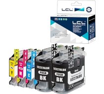 LCL saderīga tintes kasetne LC227XL LC225XL LC227 LC225 LC227XLBK LC225XLC LC225XLC LC225XLM LC225XLY (2 melni 1 melns 1 magenta 1 dzeltens 1 dzeltens) saderīga ar Brother MFC-J4420DW J4620DW J4625DW DCP-J4120DW