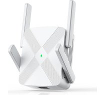 WiFi Repeater 4 antenas WiFi Extender 1200Mbps Dual Band WiFi Amplifier aptver līdz pat 12 880 kvadrātmetriem interneta pastiprinātājs - ar Ethernet portu WiFi signāla pastiprinātājs mājai