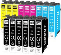 603XL 603 XL kasetnes, kas saderīgas ar Epson 603XL 603 XL Epson Expression Home XP-3100 XP-3105 XP-3150 XP-2100 XP-4155 XP-4150 XP-4100 Workforce WF-2810 WF-2830 WF-2835 (15 eksemplāru iepakojumā)